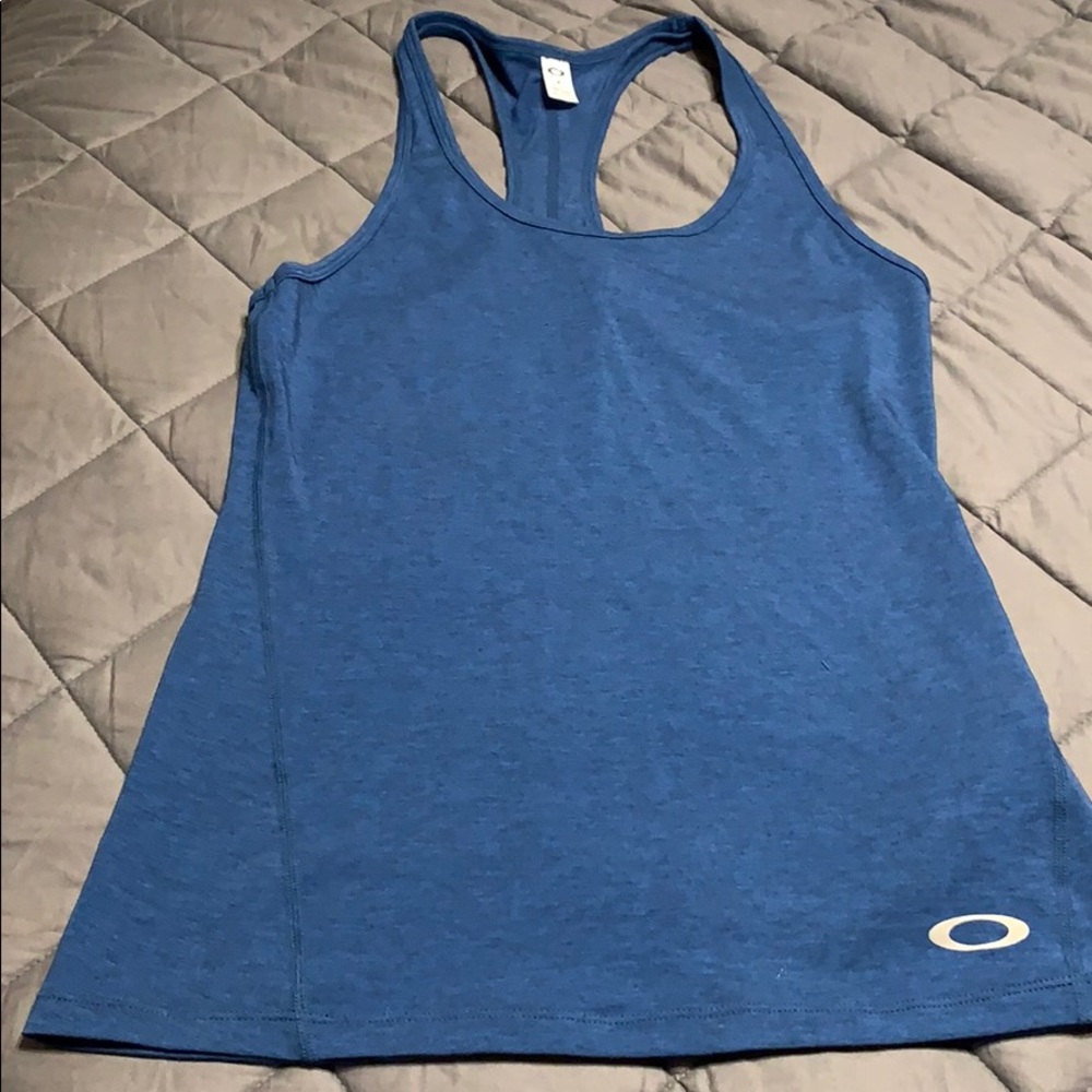 Two Oakley Racer Back Tanks